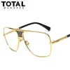 Atacado-Totalglasses óculos de sol dos homens mais novo Vintage Oversized Frame Goggle verão estilo marca Designer de óculos de sol Oculos De Sol UV400