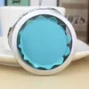 2016 Ny graverad kosmetisk kompakt spegelkristall Förstoring Make Up Mirror Wedding Gift 10Colers Makeup Tools