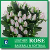 Softball Roses made from real softballs! Softball- roses- bouquet