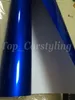 Dunkelblaue, glänzende Metallic-Bonbon-Vinyl-Autoverpackungsfolie mit Luftkanal, metallische glänzende Aufkleber, gegossene Auto-Styling-Folie, Größe 152 x 203674680