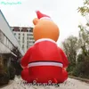 Christmas Mascot 5m/6m Giant Inflatable Bear Cartoon Animal Model Festival Red Bear with Hat For Park Decoration