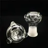 Bong glasskål för glasbongs 14mm 18mm manlig kvinnlig skål för rökning vattenrör vatten bong olje riggar vattenpipa