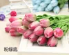 Bedroom Table decoration tulip pink white yellow multicolor PU artificial tulip display flower decorative flower3941480