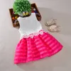 Bebek Kız Elbise Çocuklar Dantel Elbise Kızlar için Kolsuz Prenses Yelek Parti Elbise Kız Giyim Çocuk Giysileri Bebek Yürümeye Başlayan Giysi