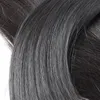 Obehandlade Virgin Hair Extensions 100% Kinesisk Färgbar Mänsklig Hårväv Vävar Naturfärg Silky Straight 2st / Lot Greatremy Drop Shipping