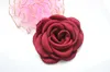 Fleur de rose en Satin brûlé, 2.35 pouces, 50 pièces/lot