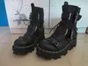 Nuevo 2018 hombre botas de cuero genuino hombre de la pierna alta motocicleta botas cráneo hombre calzado cálido cuero de algodón botas de cuero genuino EU38-44