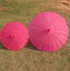 10 pçs / lote Plain Parasol de Bambu Oriental Parasol Parasol de Casamento Diy Pintura Parasol De Seda Sol Guarda-chuvas Acessórios De Noiva Artesanato Chinês