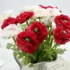 ローズの造花の絹の布の結婚式の家のデザインの花の花束の装飾製品供給送料無料HR017