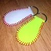 Porte-clés de porte-clés de base-ball Softball, chaîne principale personnalisée de sports de lanière