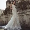 Платья Джули Вино 2019 Свадебные платья с полной кружевной аппликацией с бисером с бисер