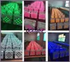 フライケース付き10ライト良質結婚式DJアップライト9 LED 18W RGBWAP LEDバッテリーパワーワイヤレスDMX LEDステージリグスリモコン