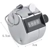 Digital Chrome Handzähler Clicker / Counter Metal Machanical 4 Digit Anzahl Clicker Golf Digital Chrome Handzähler Count