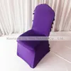 Cubierta de silla de Lycra elástica con parte trasera de tafetán con forma de hoja de oblea, 100 Uds., envío gratis