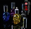 Lampe à alcool portable Crystal Skull, narguilé en verre, pipe à fumer, gongs en verre, plates-formes pétrolières, bongs en verre