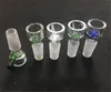 Partihandel glidglas rökningsskålar 14,4 mm 18,8 mm med snöfjäderfilterskål för glasvattenrör och bänger