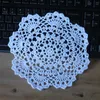 Lot of 24 pcs crocheted doilies, 4 Beige 14 White 6 Pink 4"-6"-7"-8"-9" , hand crochet tablecloth for Party Home Textile Table Napkin decor
