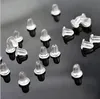 clear plastic earring backs