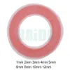 6mm-12mm * 25m Red High Strength Acrylic Gel Adhesive Double Sided Tape / Adhesive Tape Sticker för telefon LCD-skärm