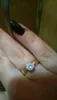 Stor zirkon cz diamant 18k guldpläterad 316l rostfritt stål bröllopsfinger ringar män kvinnor smycken grossist partier