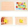 New Wooden Early Education Baby Preschool Learning ABC Alphabet Letter 123 Number Cards Cognitive Toys Animal Puzzle