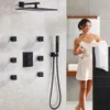 contemporary bathroom showers