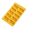 Cake Tools Wholesale- Bricks Birthday Party Silicone Mold Chocolate Candy Moulds Ice Tray Cube Molds Decorating Baking MK11271