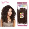 Savana Crochet Curly Twist Hair Extensions 3pcs / Pack Kinky Curly Gratis Tress Ombre Bug Jerry Curly Style 10inch Syntetisk Braiding Hair FreeTress Marley