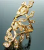 Wydrążony pierścień liściowy dla kobiet złoto srebrny kolor moda koreański styl dziewczyna biżuteria hurtowy gorący nowy prezent