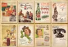 Wholesale New Hot Lot of 32 Vintage Post card Postcard Postcards Advertising History Retro Free Shipping