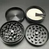 Smoking Accessories 55mm 4 parts grinder for herb grinders metal zicn alloy CNC teeth for dry herb grinder metal smoking metal