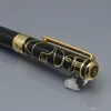 Najlepsza jakość Picasso Black Metal Roller Pen with Gold Clip Business Office Pisemnie Pisem