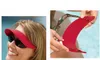 Zonnebrillen Visors Clip Cap Unisex Sun Visor Effen kleuren beschikbaar voor vrouwen en mannen Gratis verzending