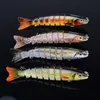 12.3cm / 17G Multi Jointed Bass Plastic Vissen Lokjes Swimbait Sink Hooks Tackle Hoogwaardige viskunst