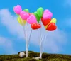 50PCs Gratis Sändning Mini Ballong Fairy Garden Dekorativa saker Konstgjorda harts miniatyrer tillbehör till Fairy Garden Decor