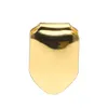 NEW Men Silver Gold Rosegold Black Plated Single Tooth FANG Grill Cap Canine Teeth Hip Hop Custom GRILLZ