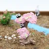 Bricchette nere Elfi Artigianato Decor Fairy Garden Miniature Mini Gnomi Muschio Terrari Artigianato in resina Figurine