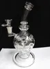 2017 9 inches Eggosfeer Roken Water Pijp Kleur Glazen Bongs met Matrix Perc Glas Recyle Olierouts met 14mm Joint Hookah gratis verzending