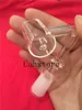 14mm / 18mm Quartz Trog Domeloze Nails Olie Rig Banger met Vrouw 45 Graden Wissen Gezamenlijk Quart Banger Nail Fit Oliereiljes Glazen Bongs