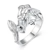 Blandad stil 925 sterling silver fingerring mode unisex smycken vacker söt gata stil högsta kvalitet gratis frakt