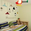 Característica Light Wall Stickers Moda Home Decor Adesivo De Parede Sala de estar Quarto Definição Da Parede Droplight Adesivos Lâmpada Pingente Adesivo