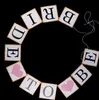 Bridal Bunt Bunting Banner Banner Hen Night Bride, чтобы быть баннерами, мешковая деревенская винтажная вечеринка висеть в украшении.