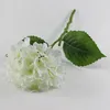 Estilo Pastoral europeo Blanco Seda Artificial Flor Tela Hortensia Ramo Para El Banquete de Boda Decoraciones 6 Color 2015 recién llegado