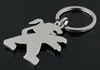 5st Lot 3D Hollow Series Car Logo KeyChain Key Chain Keyring Ring Keyring Key FOB For Peugeot 207 206 308 3008 408 508275f