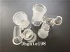 dubbelledad bong hona till hona Drop Down glasadapter Oljefilteradapter 18 mm till 14 mm för vattenbong i glas