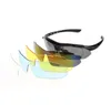 Lunettes de cyclisme polarisées professionnelles lunettes de vélo Sports de plein air lunettes de soleil de vélo UV 400 avec 5 lentilles TR90 5 couleurs