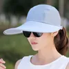 Brede Brav Hoeden Groothandel- Spressurenam Zomer Hoed Dames UV-bescherming Baseball Cap Mesh Dames Tennis Vissen Beach Sun Men Casquette Homme1