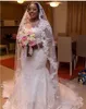Arabski Plus Rozmiar Koronki Suknie Ślubne 2017 Sheer Neck Illusion Z Długim Rękawem Syrenki Suknie Ślubne Afrykańskie Kobiety Ślubne Suknie Custom Made