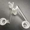 Hookahs 14-mm-auf-18-mm-Drop-Down-Adapter für Recycler-Ölplattformen und Quarz-Banger-Glas-Dropdown-Wasserbongs mit Stecker und Buchse