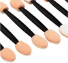 New Eyeshadow Applicator Sponge Double Ended Make Up Supplies Portable Lipliner Brushes Nail Mirror Powder Brush